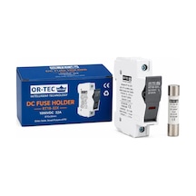 Or-tec 1000v 32a 10x38 Dc Sigorta + Sigorta Yuvası 10'lu Set
