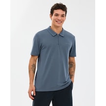 Skechers M Soft Touch Pique Polo Erkek Gri Polo Yaka Tshirt S2610086-3998
