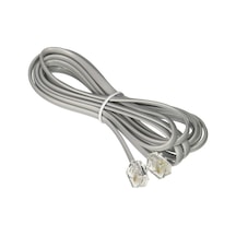 Telefon Kablosu 2 Ucu Jacklı Rj11 Köken Adsl Modem Ara Kablo 1M