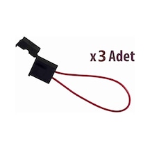 Bıçak Sigorta Yuvası Kapaklı 1.5 Mm 3 Adet Kablolu