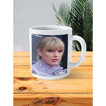 Taylor Swift Baskılı Kupa Bardak Kişiye Özel Desen 2 Çok Renkli