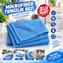 Dncclean Kareli Genel Temizlik Bezi 3 Lü Karışık