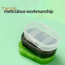 Şeffaf Siyah 2 Adet Hap Kutusu Büyük Kapasiteli Yerden Tasarruf Sağlayan Gıda Sınıfı Uygun Hap Saklama Kutusu Tablet Konteyner Seyahat Aksesuarları Siyah - Şeffaf