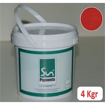 Demir Oksit Kırmızı 120 Pigment - 4 Kg