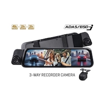 For-x X-966dvr Ayna Tipi Kayıt Kamera Sistemi 3 Kameralı