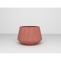 Nuano Consept Amber Serisi Yuvarlak Saksı Kiremit 55x72