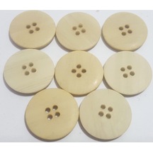 8 Adet 2 Cm Açık Camel Rengi Düğme