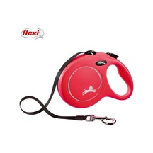 Flexi New Classic Otomatik Şeritli Köpek Gezdirme Kayışı 5mt S Kırmızı