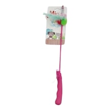 Ponpon Oltalı Kedi Oyuncağı Pembe