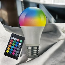 Tek-iş Ampul Rgb Uzaktan Kumandalı 16 Renk 9 Watt 800 Lümel