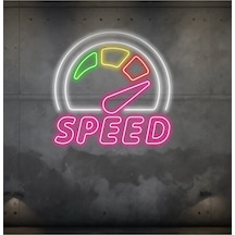 Twins Led Speed Yazılı Ve Şekilli Neon Tabela Pembe Model:model:27743366 Pembe