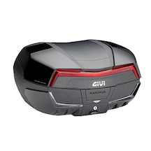 Gıvı V58nnb Motosiklet Arka Çanta 58lt Kırmızı Reflektörlü Kırmızı - Siyah