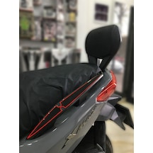 Yamaha Xmax 250 2014-2017 Kuyruk Koruyucu Pad Siyah Kırmızı