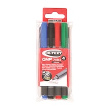 Hi-text Asetat Kalemi Permanent M Seri 4 Renk 780m4pvc No Color