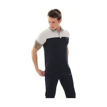 Erkek Polo Yaka T-shirt Takım Lacivert