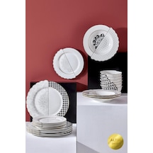 Neva N3276 Berry Hibrit 24 Parça 6 Kişilik Yemek Takımı