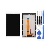 Samsung Galaxy Tab A7 Sm-t227 Uyumlu Dokunmatik Set Beyaz + Tamir Seti
