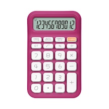 Daxı X-150 12 Haneli Küçük Boy Hesap Makinesi Fuşya 124-Pembe