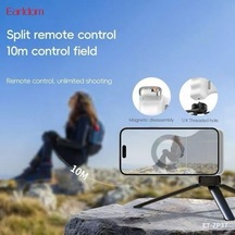 Manyetik Kamera Tutucu Grip Bluetooth 5.3 Uzaktan Kumandalı 10m Çekim Mesafesi Zoom Kontrollü 2 Kademeli Deklanşörlü Ergonomik Telefon Çekim Aparatı Tripod Uyumlu Zp37
