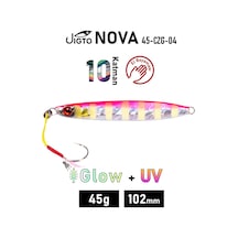 Jig, Zoka, Suni Yem, Glow Uv Metal Jig, 45gr 10cm Jıgto Nova-45