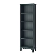 Lommarp Açık Kitaplık Meridyendukkan Koyu Mavi-yeşil Renk 65x199 Cm Ev-ofis Düzenleyici Raf