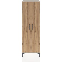 Kronos Dolap 4 Raflı 2 Kapaklı 60x59x182 Aytaşı-çam Aytaşı