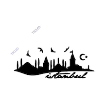Istanbul Ayyıldız Kaligrafi Sticker 30Cm