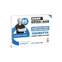 Edu Kariyer Coğrafyanın Kodları 2026 Kpss-ags 35 Günde Haritalarla Kodlamalarla Coğrafya Video Ders Kitabı