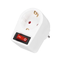 S-link Sl-05p 16a 250v 350 Joule Anahtarlı Akım Korumalı Priz