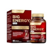 Big Energy Plus 150 Mg Kafeinli Ginseng & Zencefil İçeren Takviye Edici Gıda 60 Kapsül