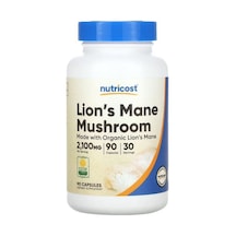 Nutricost Lions Mane Capsules Mwo 700 Mg 90 Kapsül