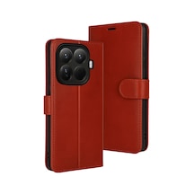 Xiaomi Mi 15t Pro Uyumlu Trend S Plus Kapaklı Kılıf - Kırmızı