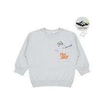 Civil Boys Karyoka Dikişli 2-5 Yaş Sweatshirt Açık Gri