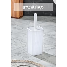 Wc Fırçası & Tuvalet Fırçası Beyaz 2 Parça Beyaz