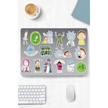 Rick And Morty Temalı Sticker Etiket Seti 2 - Laptop Notebook Telefon