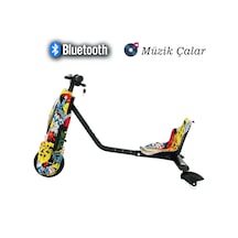 Tbıke Drift Car Elektrikli Kaykay Hoverboard Sarı