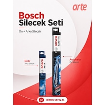 Mercedes B Serisi W245 2005-2011 Uyumlu Bosch Aerotwin Serisi Ön Ve Arka Silecek Takımı 2'li Set