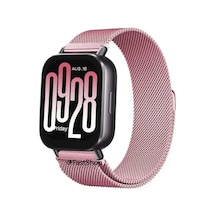 Xiaomi Redmi Watch 5 Active / Watch 5 Lite Uyumlu 22mm Örgü Metal Hasır Manyetik Akıllı Saat Kordonu
