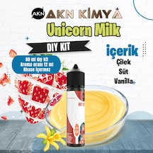 Unicorn Milk Cutwood Dıy Kit Çilek Süt Vanilya Gıda Aroması %20 Oranda Aroma İçerir Hazır Değildir 60 Ml