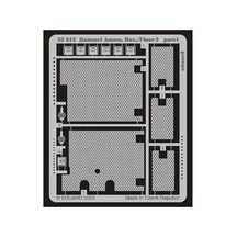 Eduard 35612 1/35 Ölçek, Hummel Ammo. Box/floor 2 Maket D