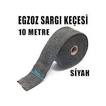 Egzoz Yanmaz Sargı Keçesi 10 Metre Siyah