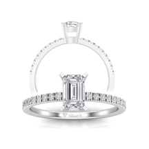 0,50 Karat G Renk Uluslararası Sertifikalı Pırlanta Yüzük