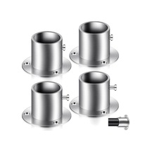 Paslanmaz Çelik Dolap Destek Flanşı - 4'lü Paket, Dayanıklı Ve Çok Amaçlı