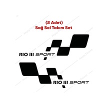 Kia Rio 3 Sticker Rio Araba Sticker Kia Rio Oto Sticker Kia