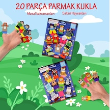 2 Set - 20 Parça Tox Masal Kahramanları ve Safari Hayvanları Parm