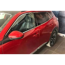 Peugeot 2008 Krom Yan Kapı Çıtası 4 Parça 2019 ve   Sonrası