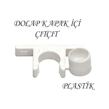 15 Adet Mobilya Dolap Kapak Plastik Çıt Çıt Beyaz