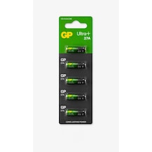 Gp Ultra 27a Mn27 A27 12v Alkalin Kumanda Pili 5'li Paket - Garaj Kepenk Kumanda Pili