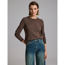 Pierre Cardin Kahverengi Regular Fit Kazak 50331420-vr029