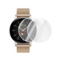 Huawei Watch Gt3 42mm İle Uyumlu Ekran Koruyucu, Tam Kaplayan Akıllı Saat Koruması, Çizilmeye Dayanıklı Tpu Koruma 2 Adet, Hd Şeffaf Çok Renkli